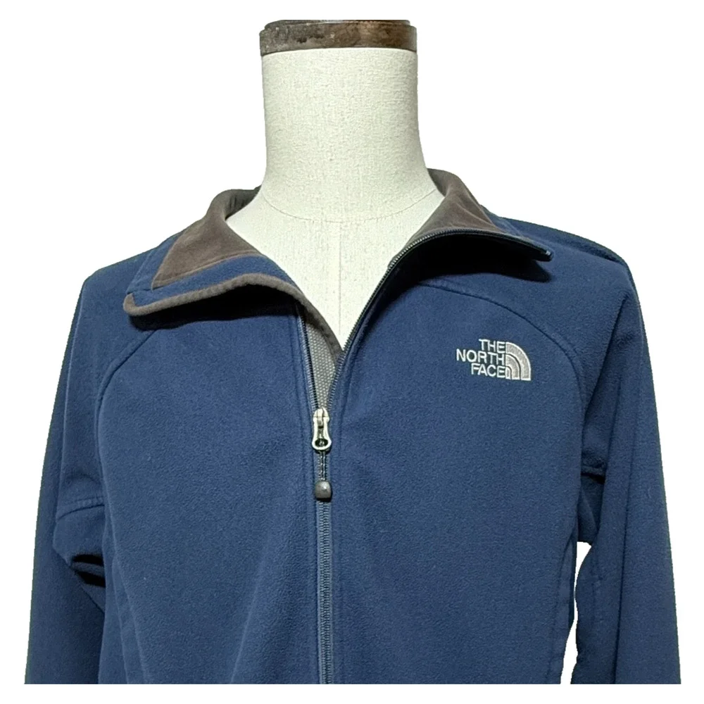 The North Face Windwall‎ Jacket Mens Large Blue Fleece Full Zip Hiking Outdoors